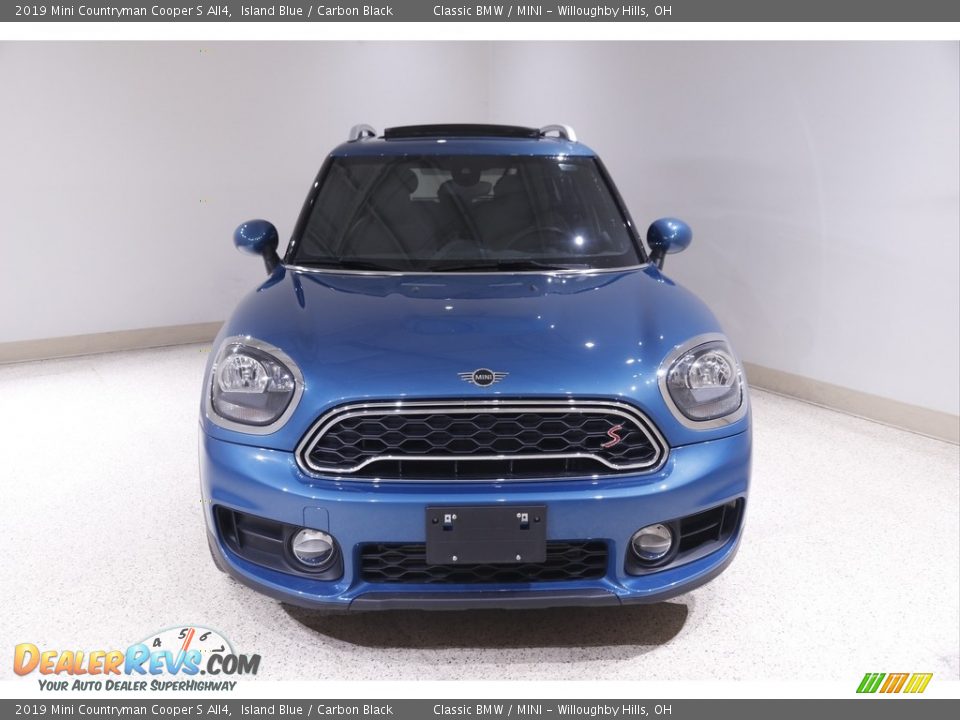 2019 Mini Countryman Cooper S All4 Island Blue / Carbon Black Photo #2