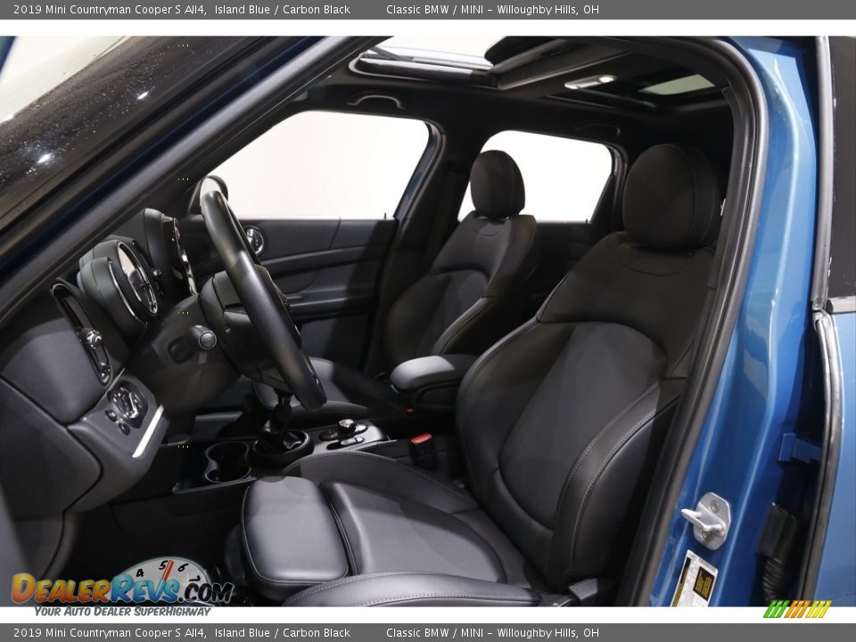 2019 Mini Countryman Cooper S All4 Island Blue / Carbon Black Photo #5