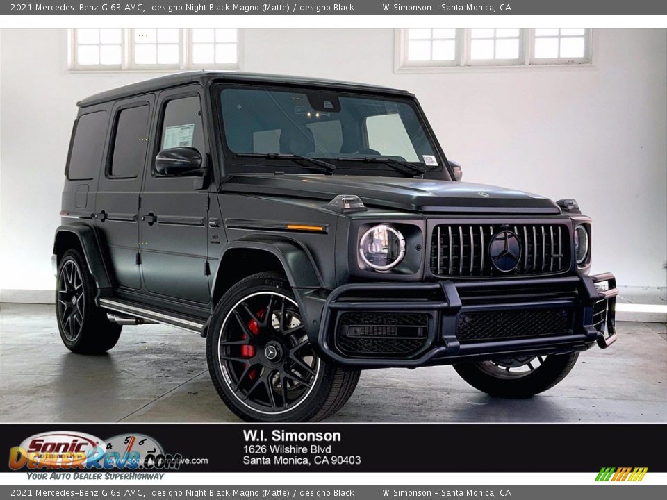 2021 Mercedes-Benz G 63 AMG designo Night Black Magno (Matte) / designo Black Photo #1