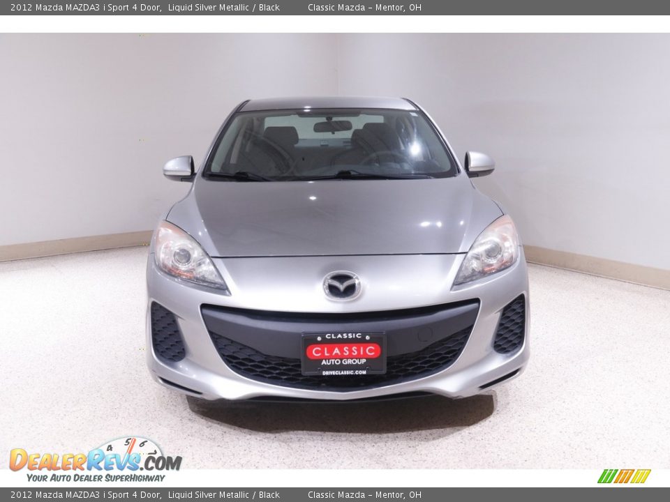 2012 Mazda MAZDA3 i Sport 4 Door Liquid Silver Metallic / Black Photo #2