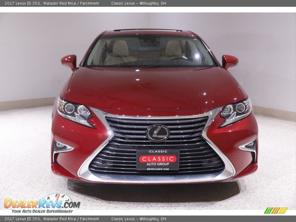 2017 Lexus ES 350 Matador Red Mica / Parchment Photo #2