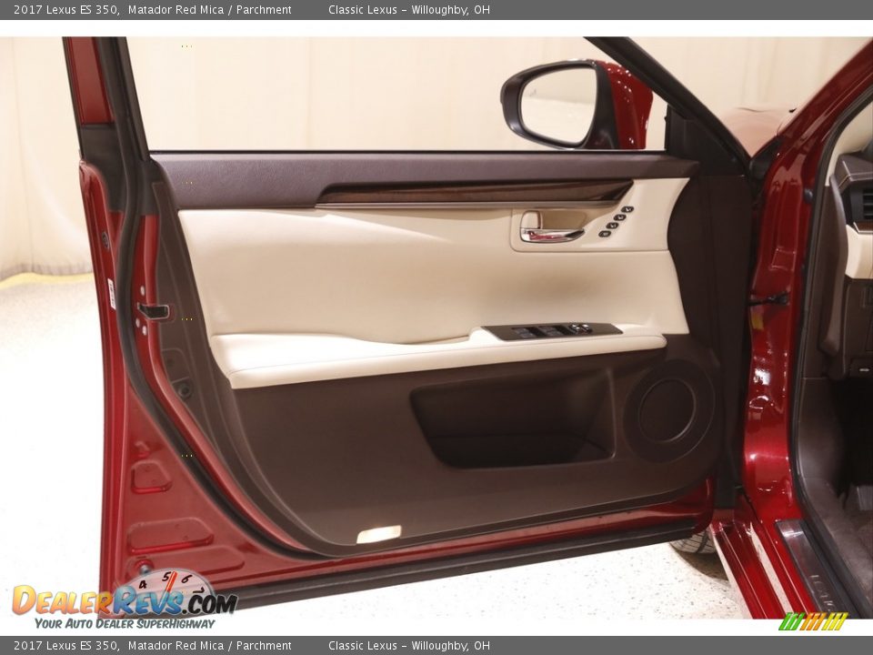 2017 Lexus ES 350 Matador Red Mica / Parchment Photo #4