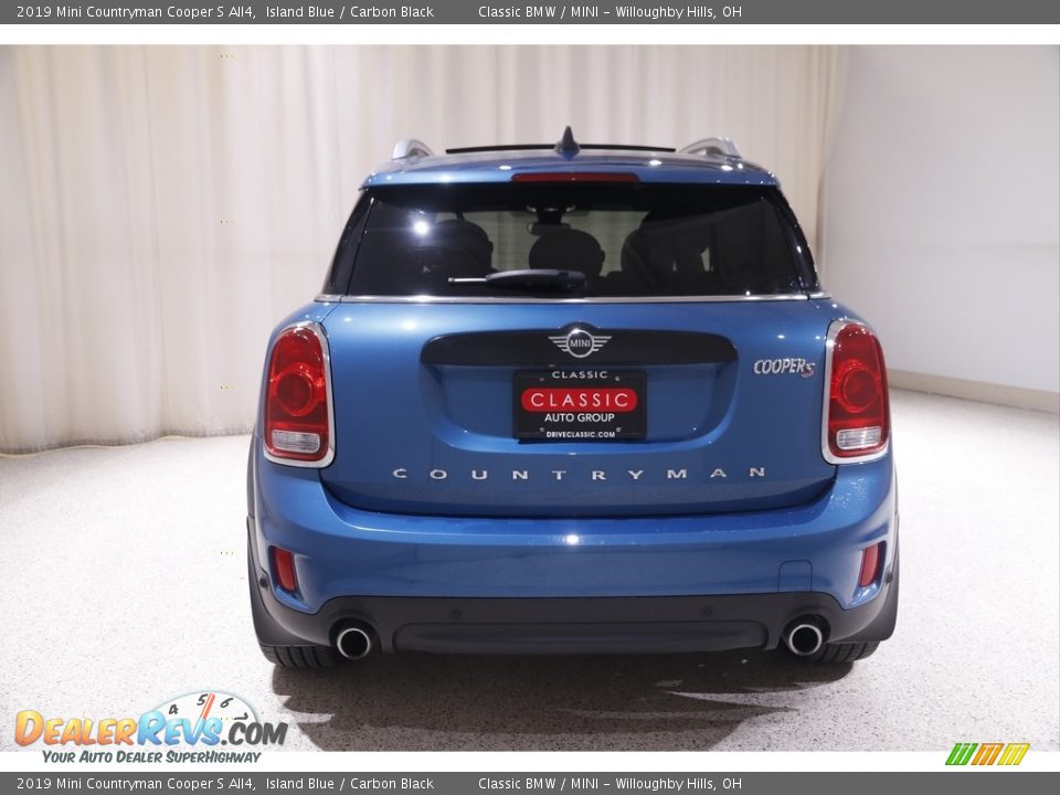 2019 Mini Countryman Cooper S All4 Island Blue / Carbon Black Photo #18