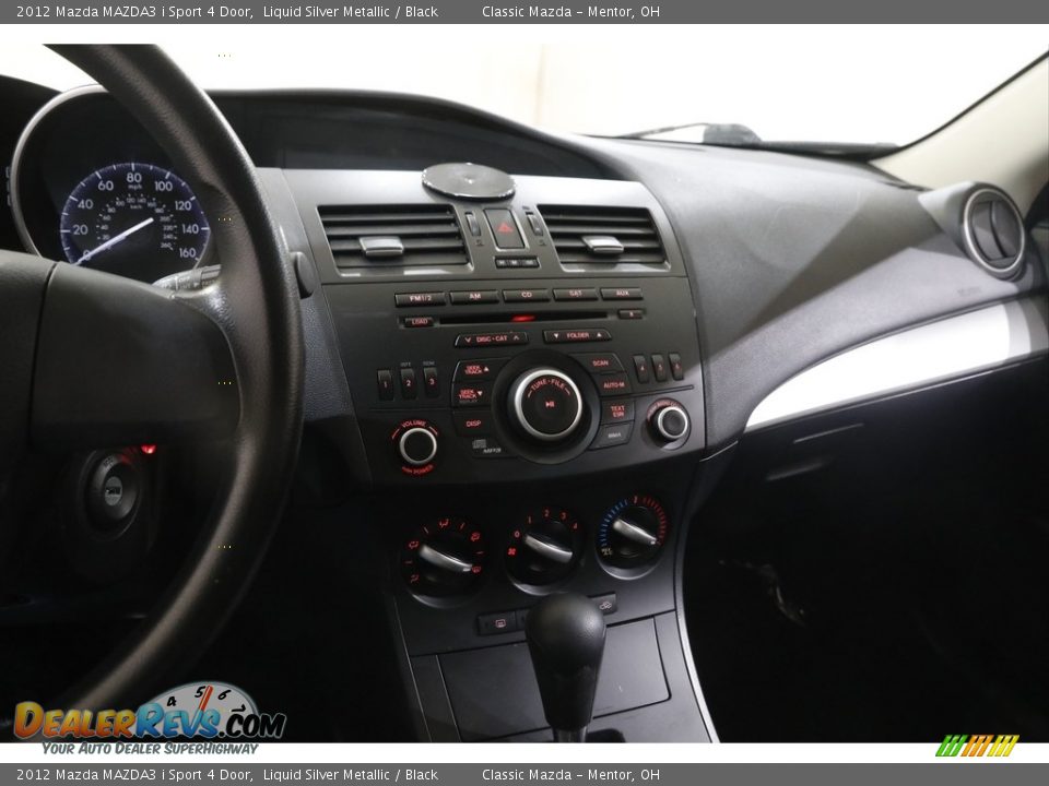 2012 Mazda MAZDA3 i Sport 4 Door Liquid Silver Metallic / Black Photo #9