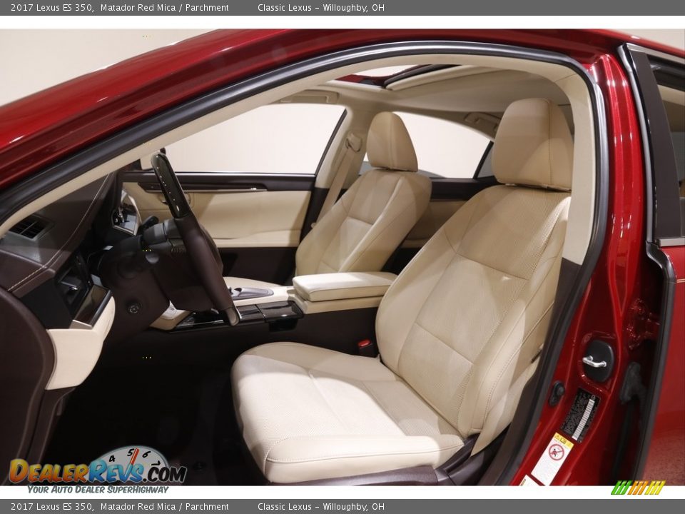 2017 Lexus ES 350 Matador Red Mica / Parchment Photo #5
