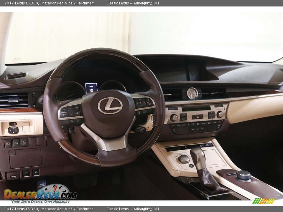 2017 Lexus ES 350 Matador Red Mica / Parchment Photo #6