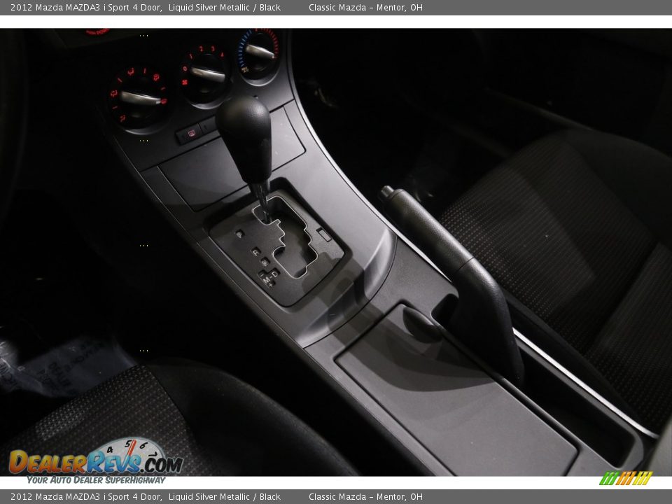 2012 Mazda MAZDA3 i Sport 4 Door Liquid Silver Metallic / Black Photo #12