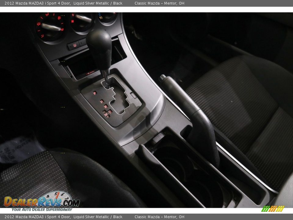 2012 Mazda MAZDA3 i Sport 4 Door Liquid Silver Metallic / Black Photo #13