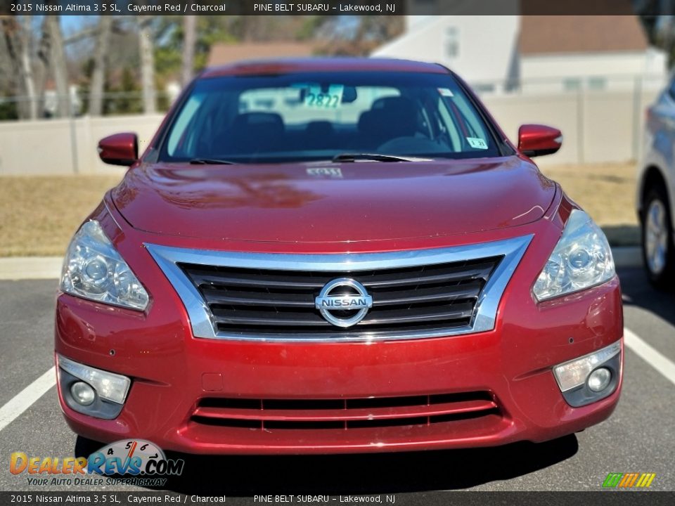 2015 Nissan Altima 3.5 SL Cayenne Red / Charcoal Photo #2