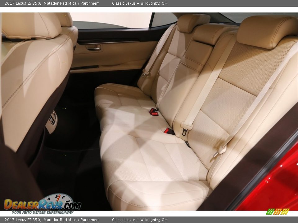 2017 Lexus ES 350 Matador Red Mica / Parchment Photo #18