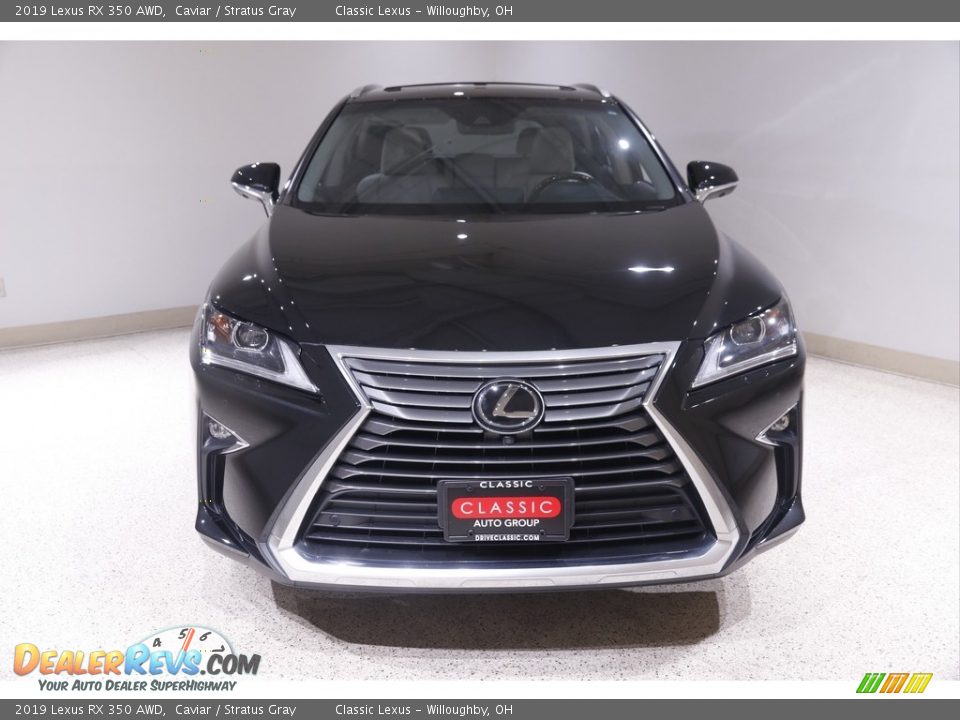 2019 Lexus RX 350 AWD Caviar / Stratus Gray Photo #2