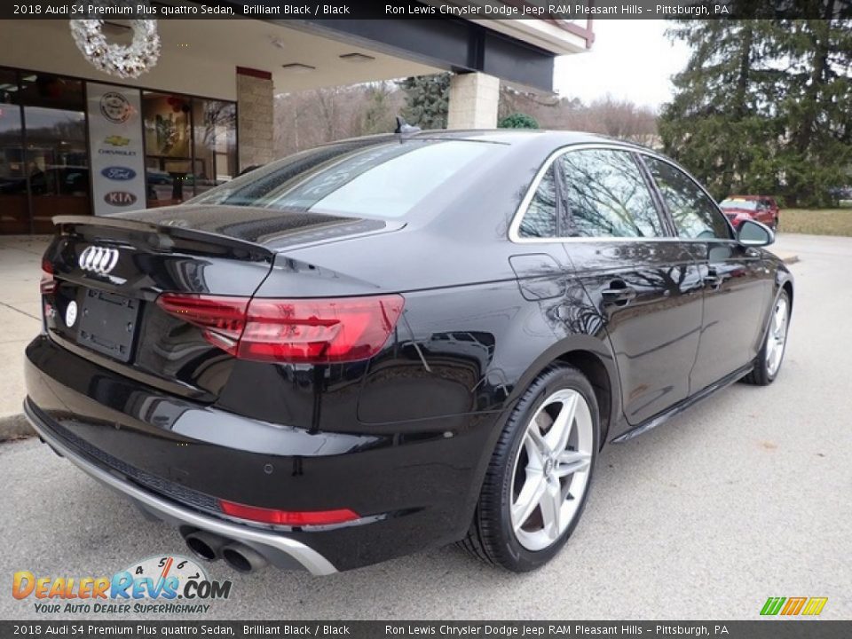 2018 Audi S4 Premium Plus quattro Sedan Brilliant Black / Black Photo #2