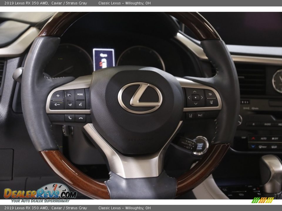 2019 Lexus RX 350 AWD Caviar / Stratus Gray Photo #7