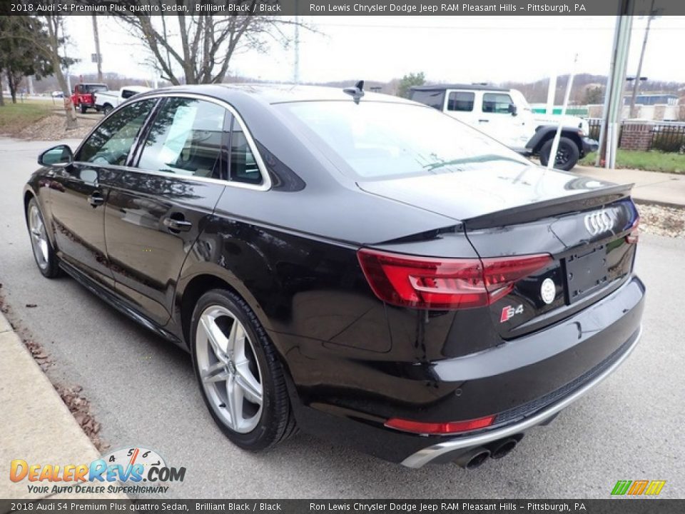 2018 Audi S4 Premium Plus quattro Sedan Brilliant Black / Black Photo #5