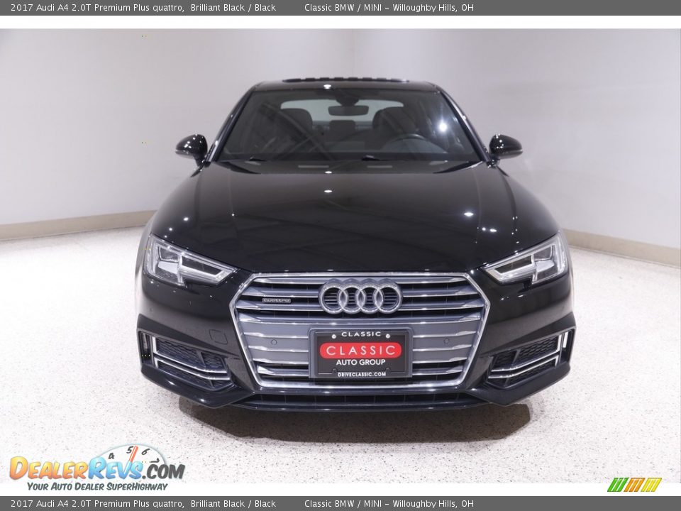 2017 Audi A4 2.0T Premium Plus quattro Brilliant Black / Black Photo #2