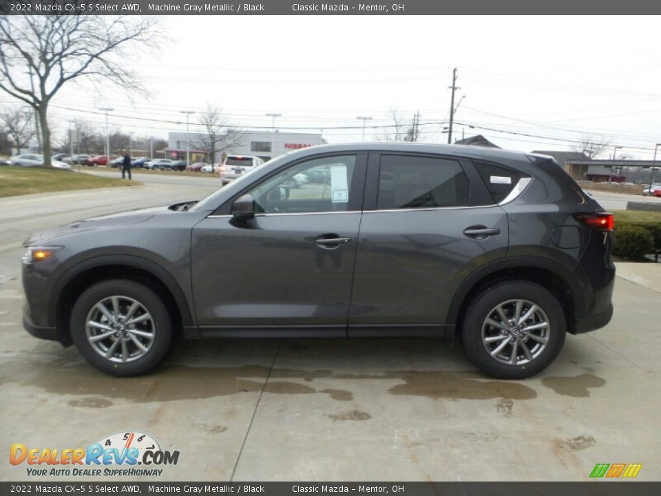 2022 Mazda CX-5 S Select AWD Machine Gray Metallic / Black Photo #6