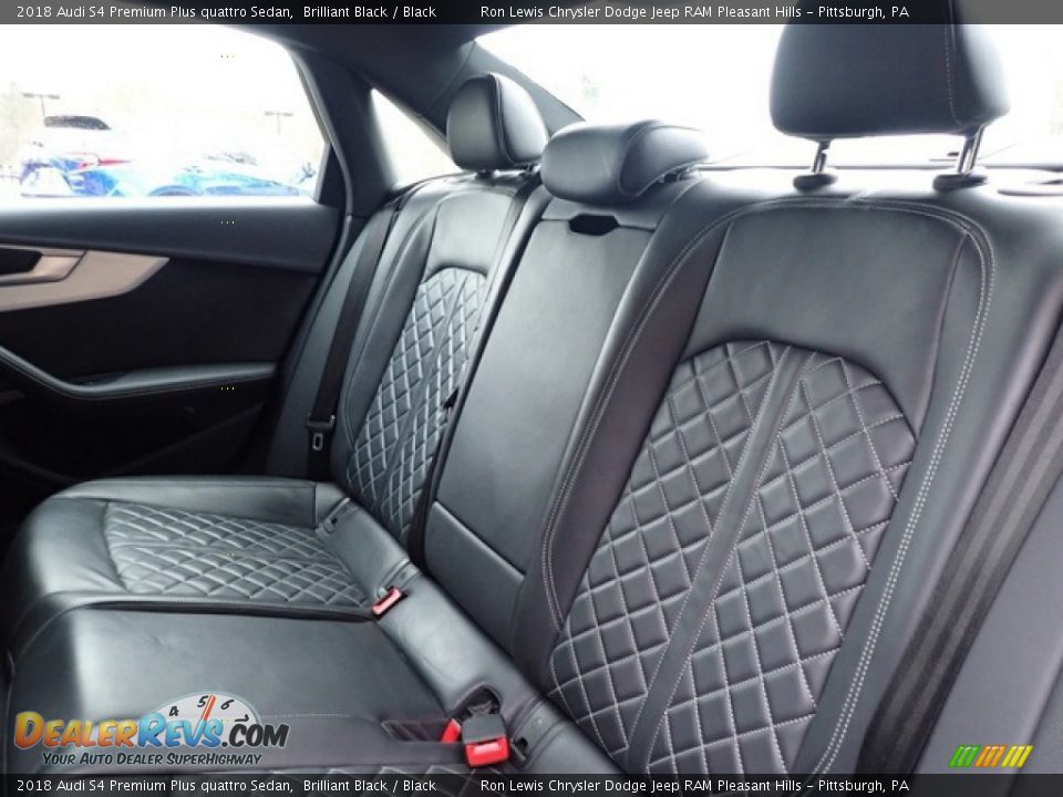 Rear Seat of 2018 Audi S4 Premium Plus quattro Sedan Photo #13