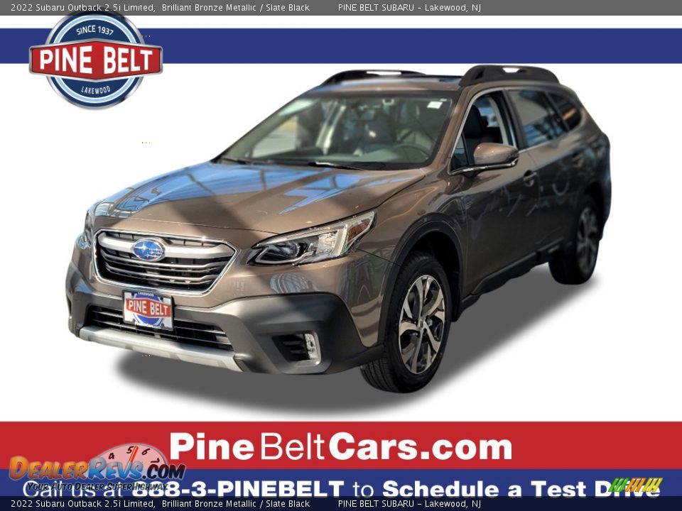 2022 Subaru Outback 2.5i Limited Brilliant Bronze Metallic / Slate Black Photo #1