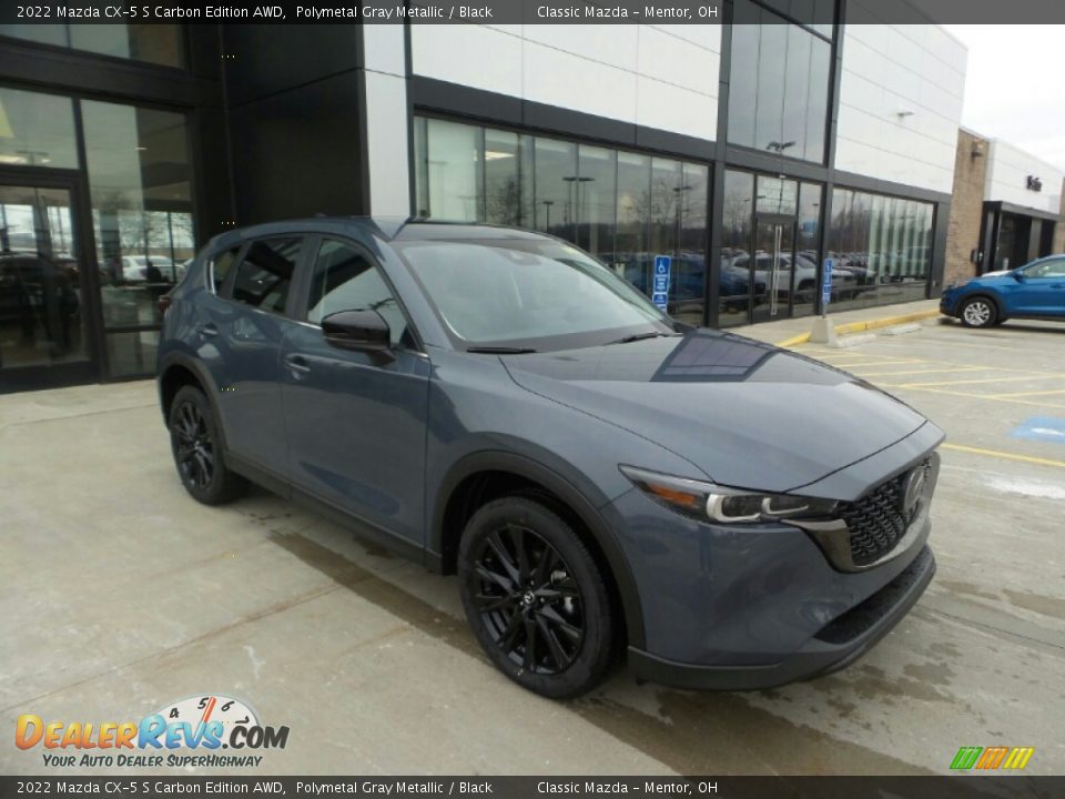 2022 Mazda CX-5 S Carbon Edition AWD Polymetal Gray Metallic / Black Photo #1