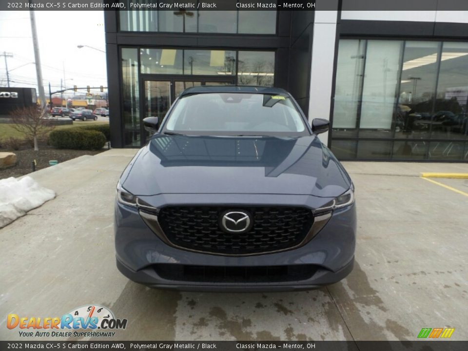 2022 Mazda CX-5 S Carbon Edition AWD Polymetal Gray Metallic / Black Photo #2