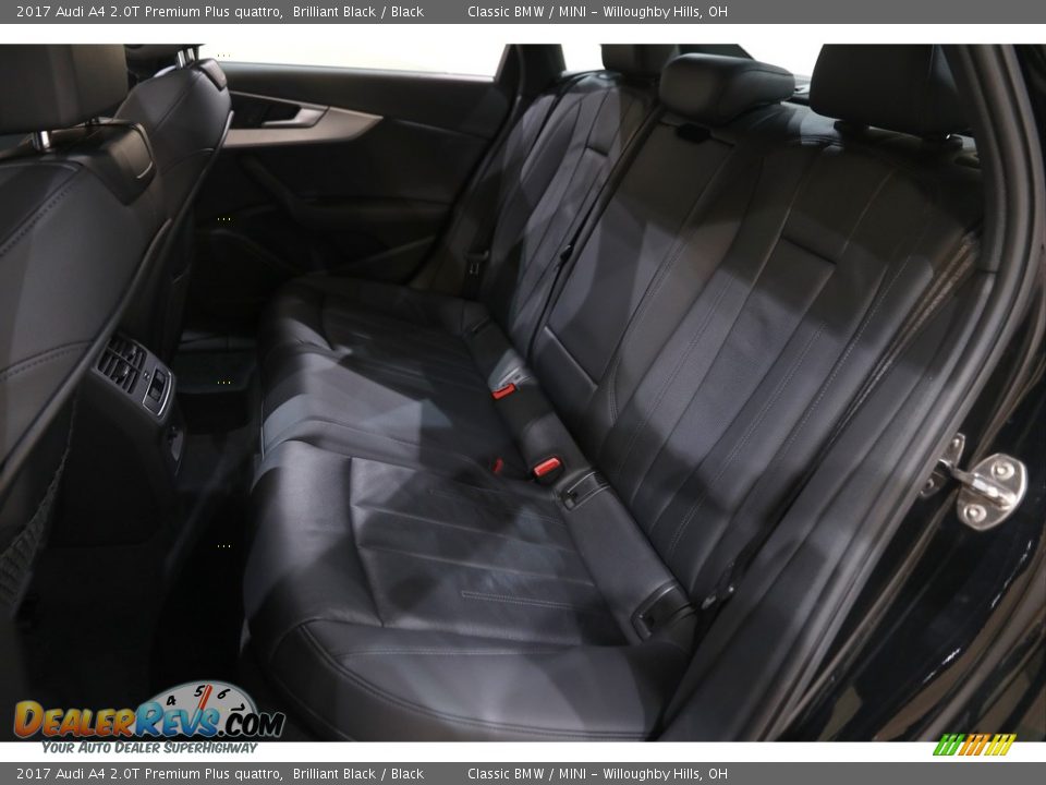 Rear Seat of 2017 Audi A4 2.0T Premium Plus quattro Photo #18