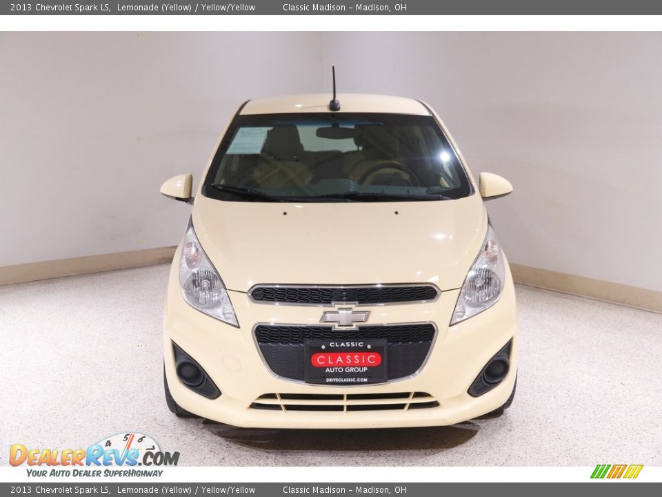 2013 Chevrolet Spark LS Lemonade (Yellow) / Yellow/Yellow Photo #2