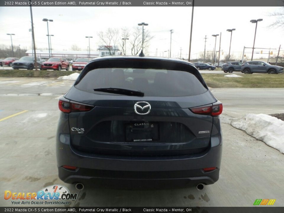2022 Mazda CX-5 S Carbon Edition AWD Polymetal Gray Metallic / Black Photo #5