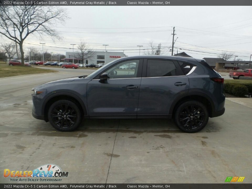 2022 Mazda CX-5 S Carbon Edition AWD Polymetal Gray Metallic / Black Photo #6