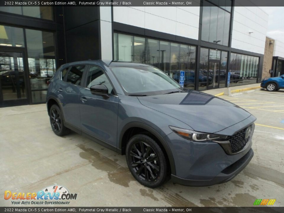 2022 Mazda CX-5 S Carbon Edition AWD Polymetal Gray Metallic / Black Photo #1