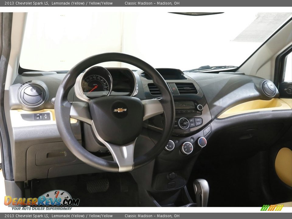 2013 Chevrolet Spark LS Lemonade (Yellow) / Yellow/Yellow Photo #6
