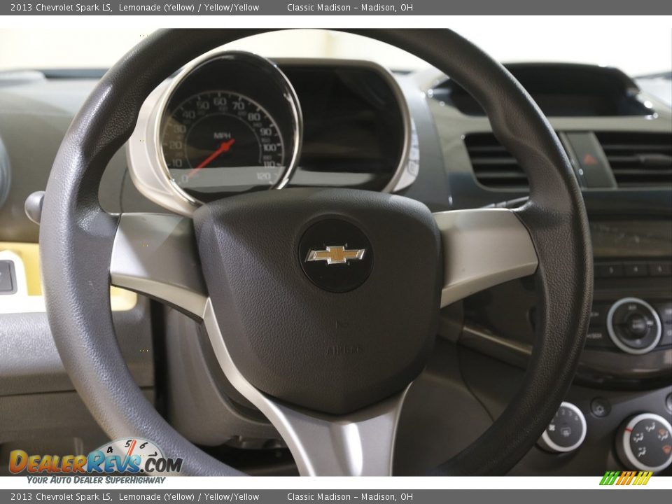 2013 Chevrolet Spark LS Lemonade (Yellow) / Yellow/Yellow Photo #7