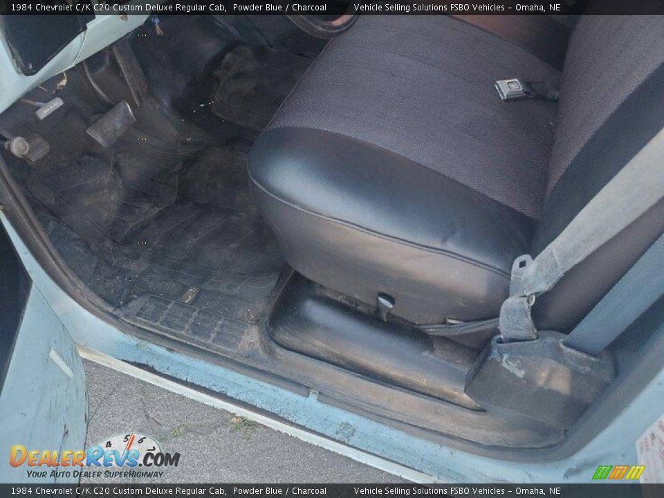 Front Seat of 1984 Chevrolet C/K C20 Custom Deluxe Regular Cab Photo #16