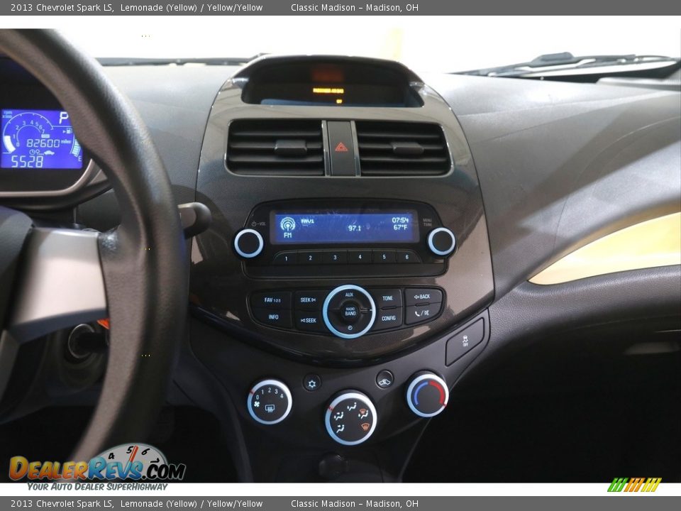 2013 Chevrolet Spark LS Lemonade (Yellow) / Yellow/Yellow Photo #9