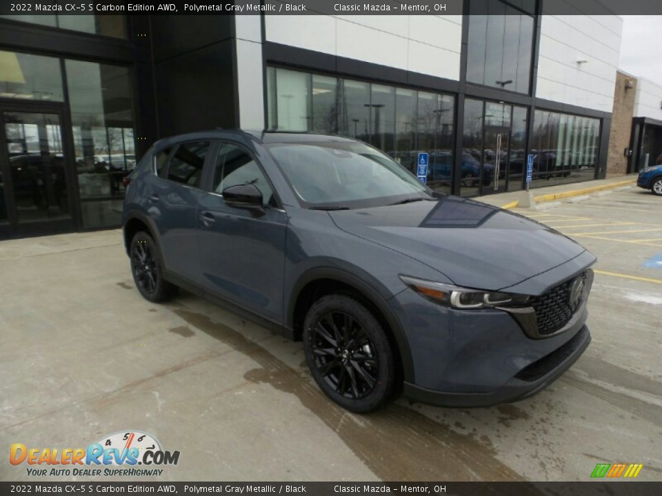2022 Mazda CX-5 S Carbon Edition AWD Polymetal Gray Metallic / Black Photo #1