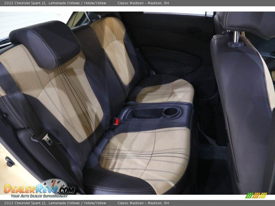 2013 Chevrolet Spark LS Lemonade (Yellow) / Yellow/Yellow Photo #12
