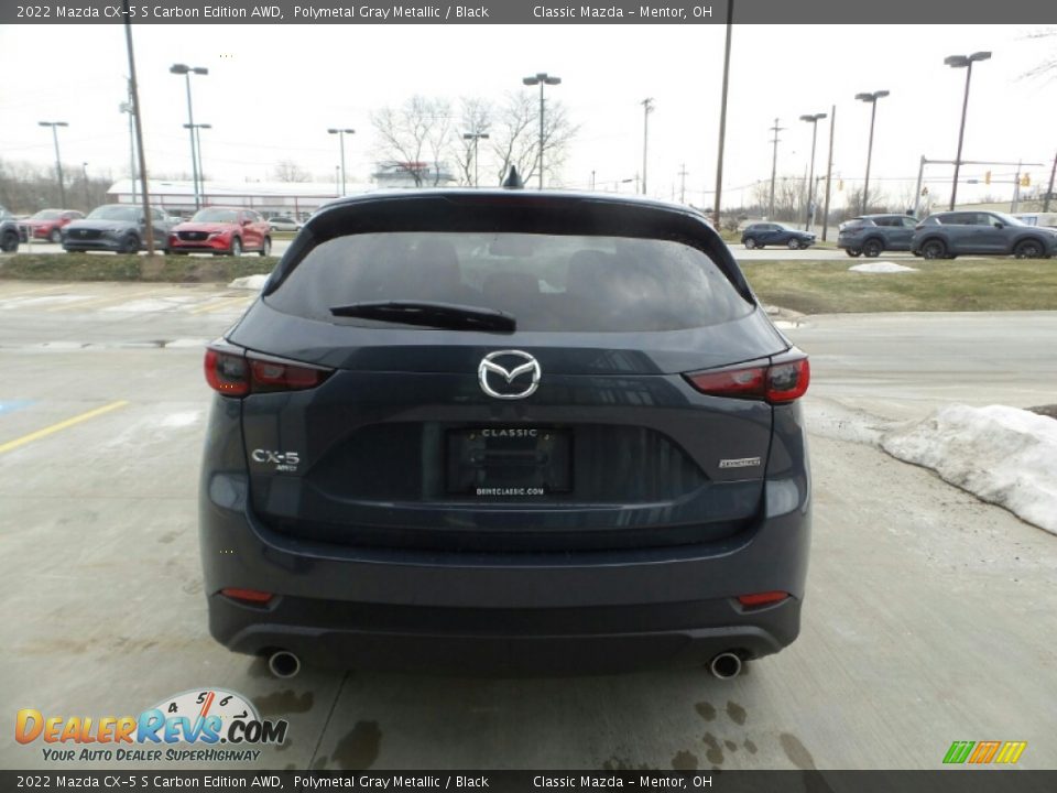 2022 Mazda CX-5 S Carbon Edition AWD Polymetal Gray Metallic / Black Photo #5