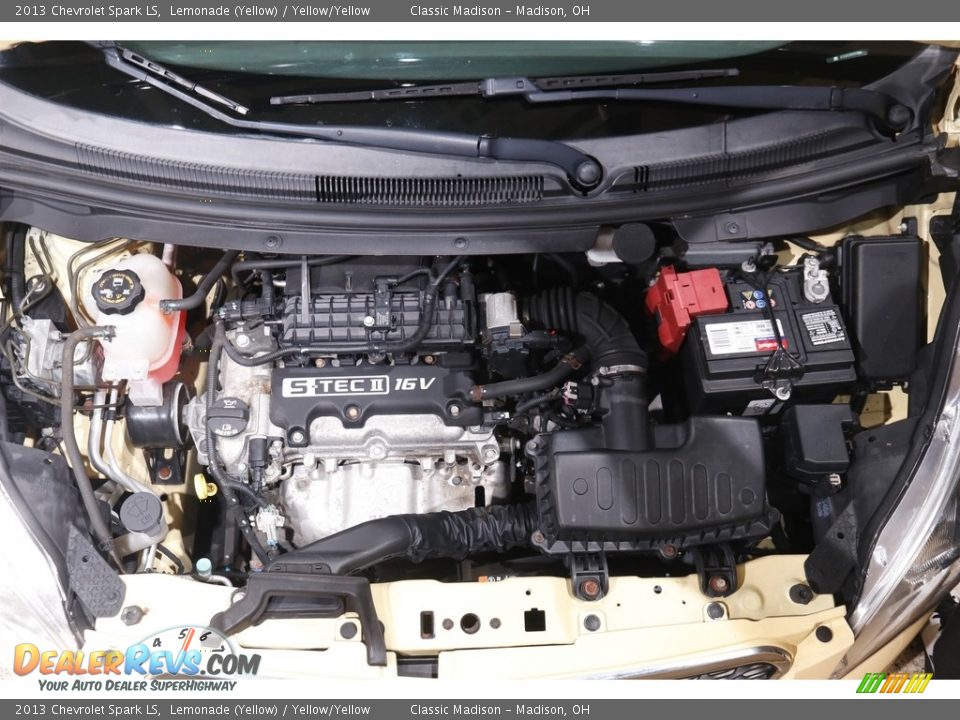 2013 Chevrolet Spark LS Lemonade (Yellow) / Yellow/Yellow Photo #15