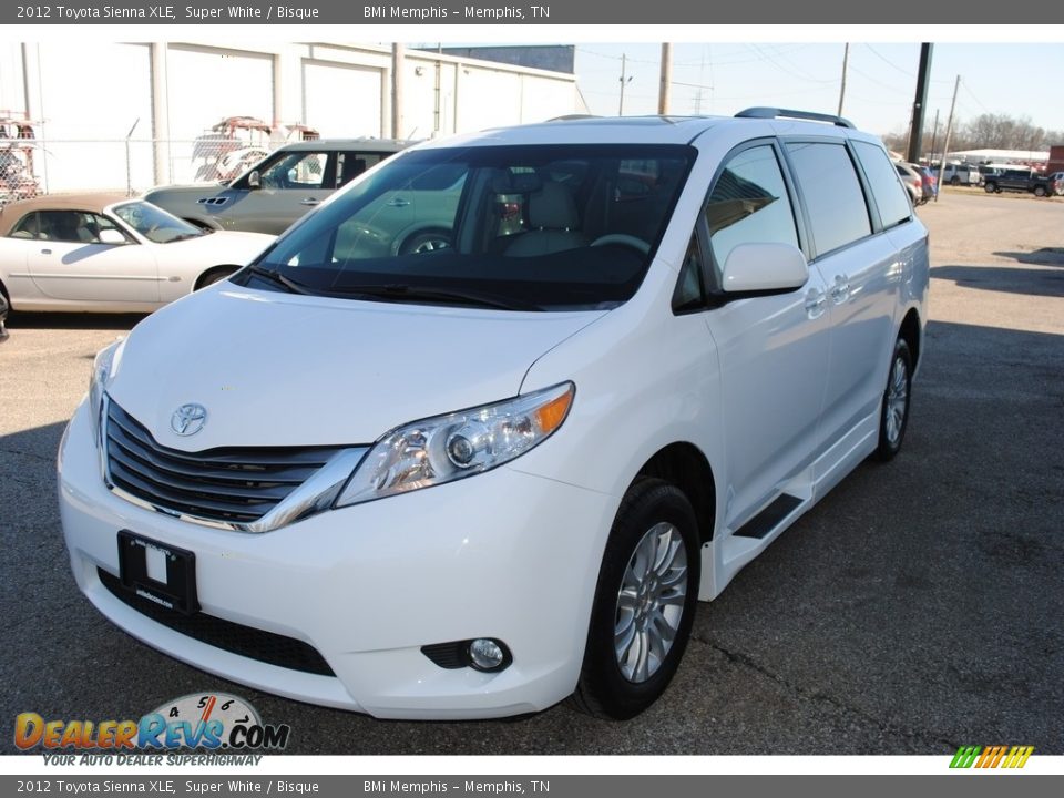 2012 Toyota Sienna XLE Super White / Bisque Photo #1