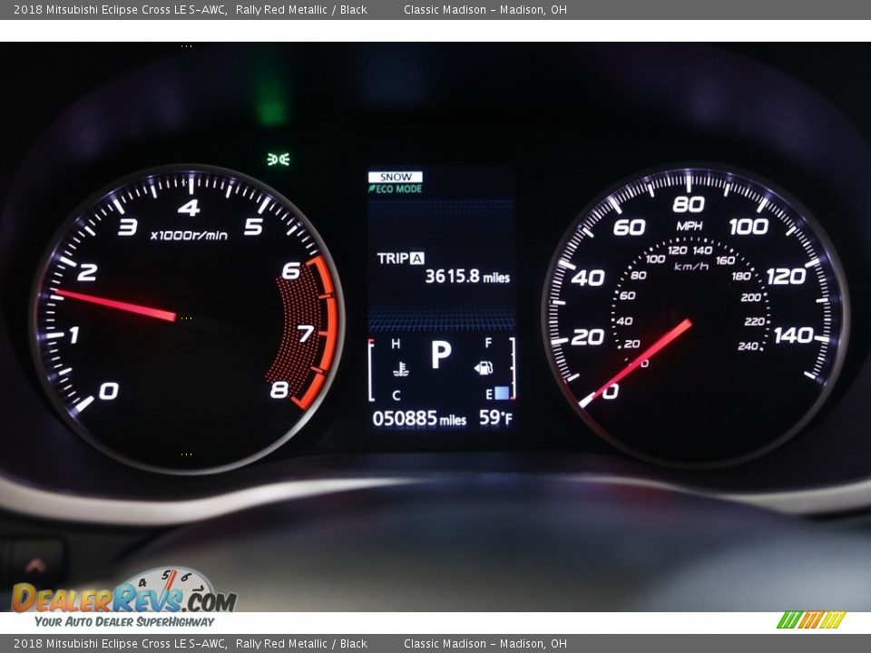 2018 Mitsubishi Eclipse Cross LE S-AWC Gauges Photo #8