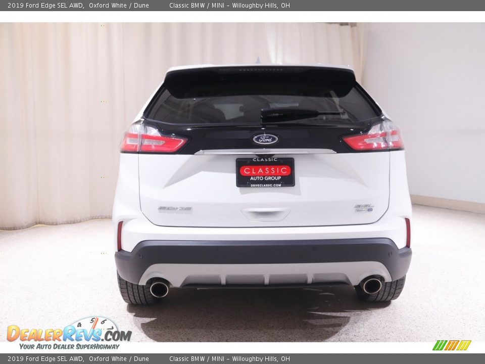 2019 Ford Edge SEL AWD Oxford White / Dune Photo #19