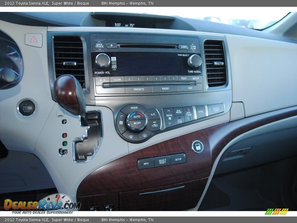 2012 Toyota Sienna XLE Super White / Bisque Photo #13