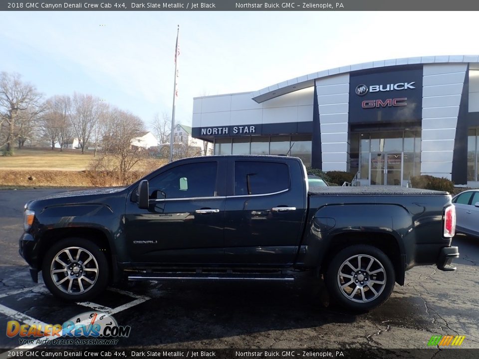 2018 GMC Canyon Denali Crew Cab 4x4 Dark Slate Metallic / Jet Black Photo #2