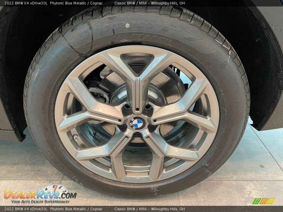 2022 BMW X4 xDrive30i Phytonic Blue Metallic / Cognac Photo #3
