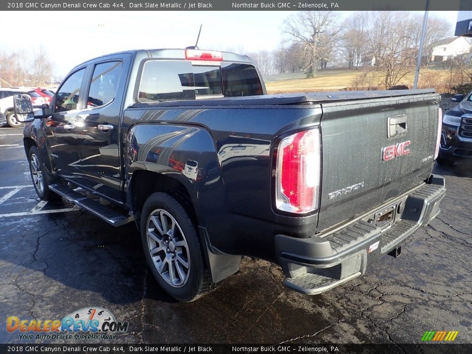 2018 GMC Canyon Denali Crew Cab 4x4 Dark Slate Metallic / Jet Black Photo #3