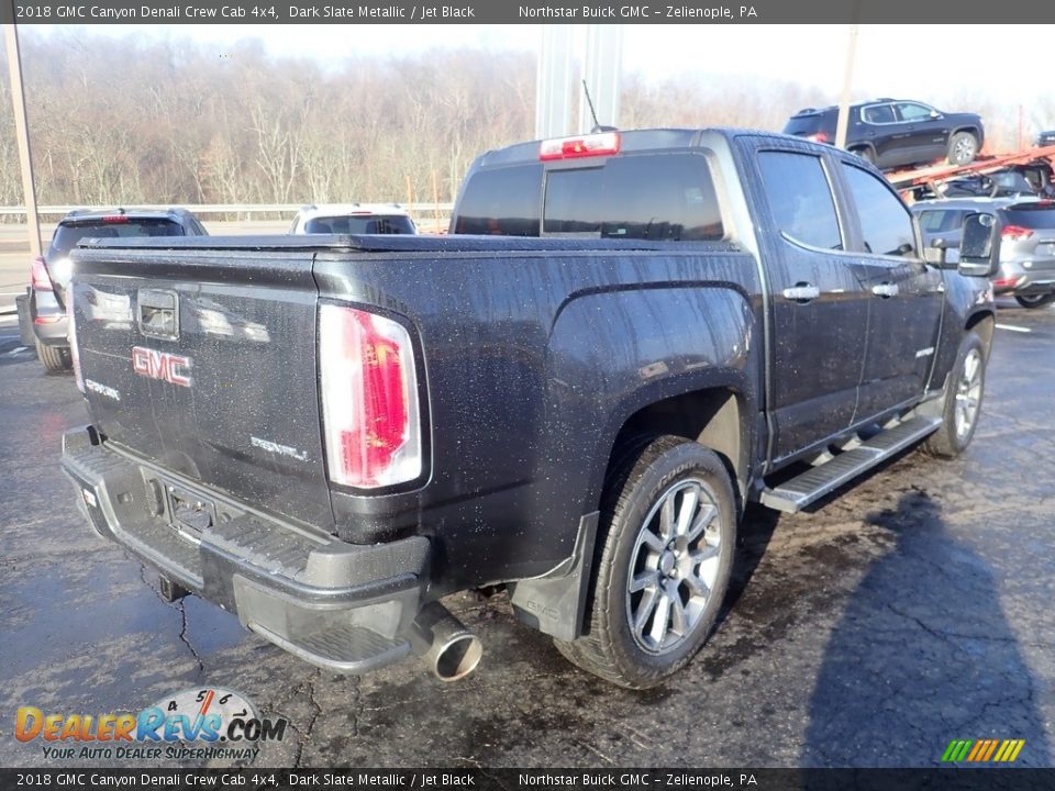 2018 GMC Canyon Denali Crew Cab 4x4 Dark Slate Metallic / Jet Black Photo #6