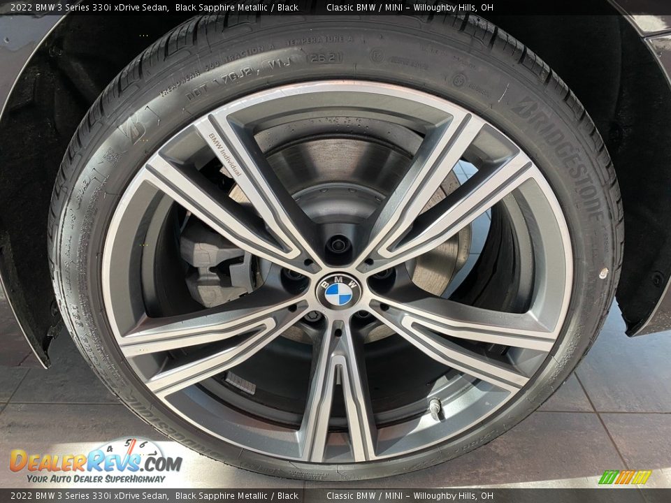 2022 BMW 3 Series 330i xDrive Sedan Black Sapphire Metallic / Black Photo #3