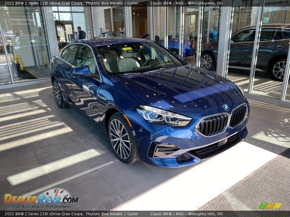 2022 BMW 2 Series 228i xDrive Gran Coupe Phytonic Blue Metallic / Oyster Photo #1