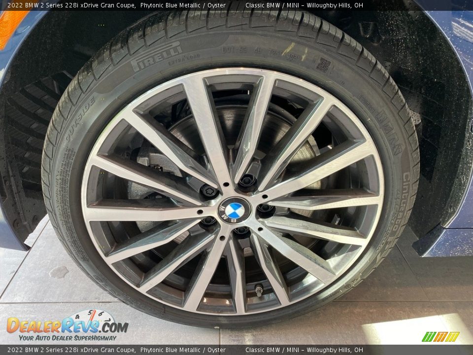2022 BMW 2 Series 228i xDrive Gran Coupe Phytonic Blue Metallic / Oyster Photo #3