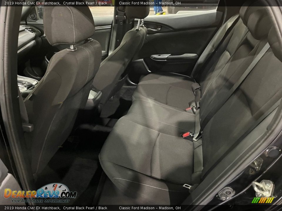2019 Honda Civic EX Hatchback Crystal Black Pearl / Black Photo #14