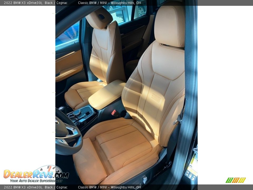 2022 BMW X3 xDrive30i Black / Cognac Photo #4